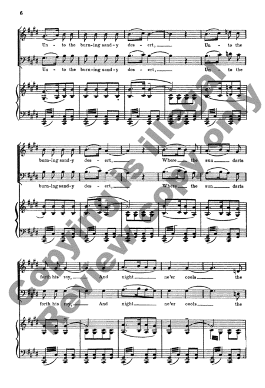 Three Pictures from The Tower of Babel TTBB scores gallery preview page 7