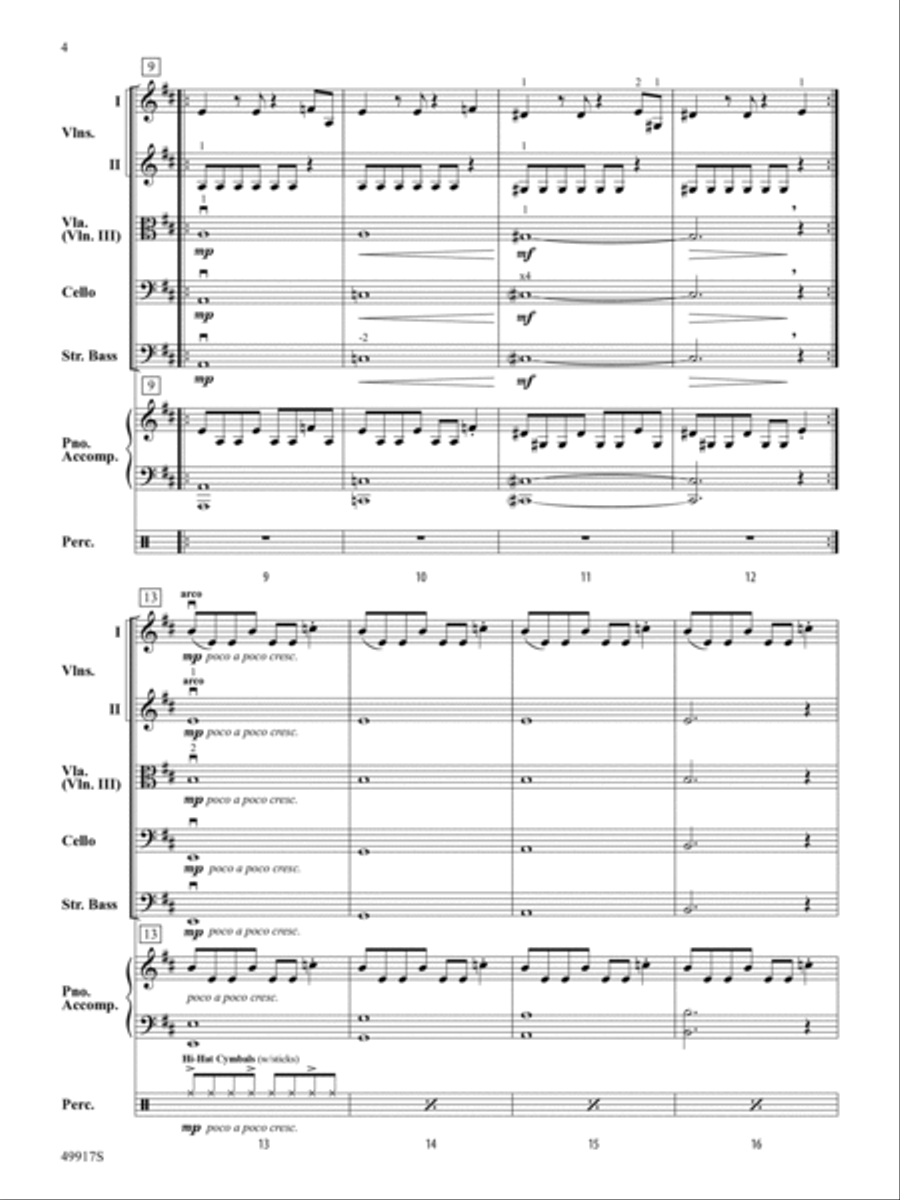 Halloween Theme: Score String Orchestra scores gallery preview page 4