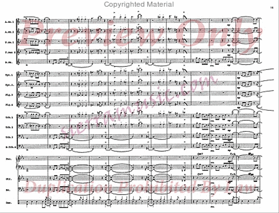 Work Song Jazz Ensemble scores gallery preview page 16