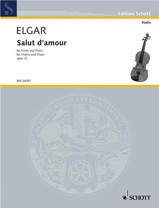 Book cover for Salut d'Amour, Op. 12, No. 3