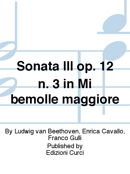 Sonata III op. 12 n. 3 in Mi bemolle maggiore
