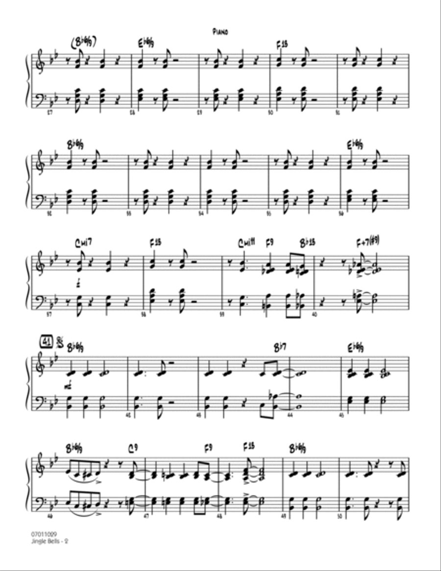Jingle Bells - Piano Jingle Bells - Piano Piano scores gallery preview page 2