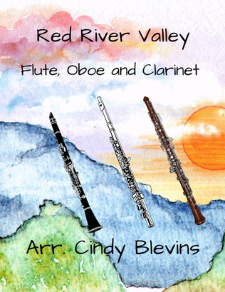 Book cover for Red River Valley, for Flute, Oboe and Clarinet