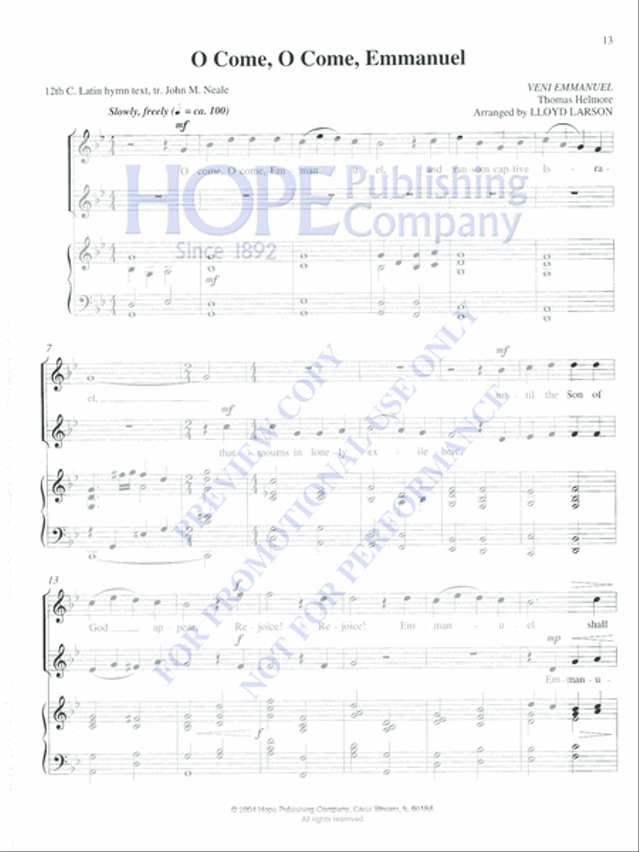 Vocal Duets for Christmas (2 Medium Voices) Medium Voice scores gallery preview page 14
