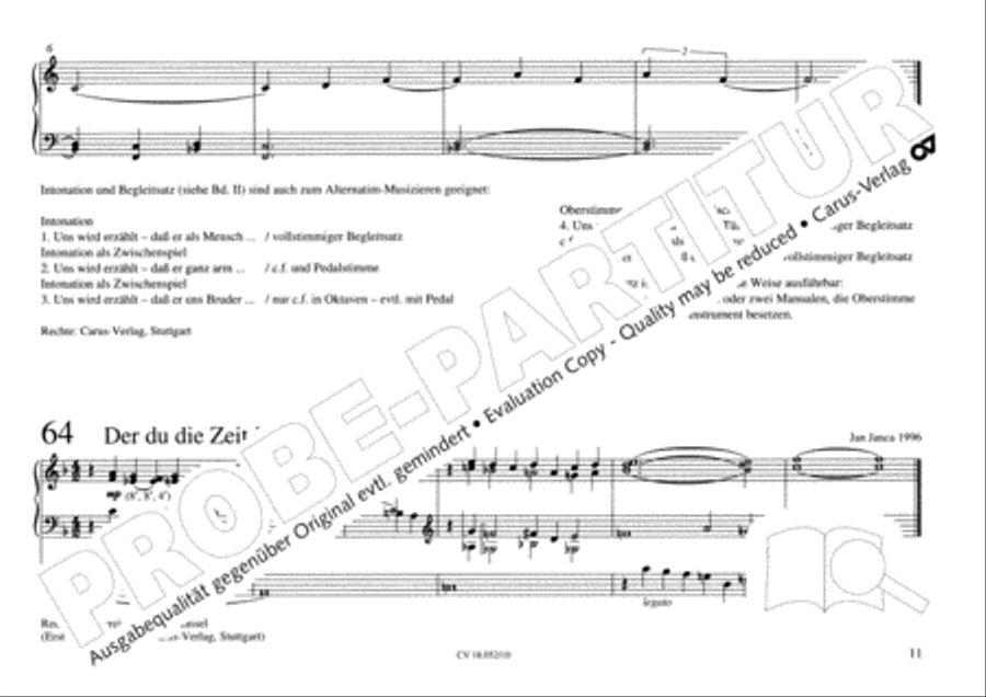 Esslinger Orgelbuch, Bd I-III Organ Solo scores gallery preview page 28