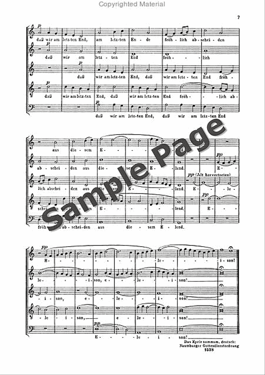 Liedmesse Choral Score SSATB scores gallery preview page 8