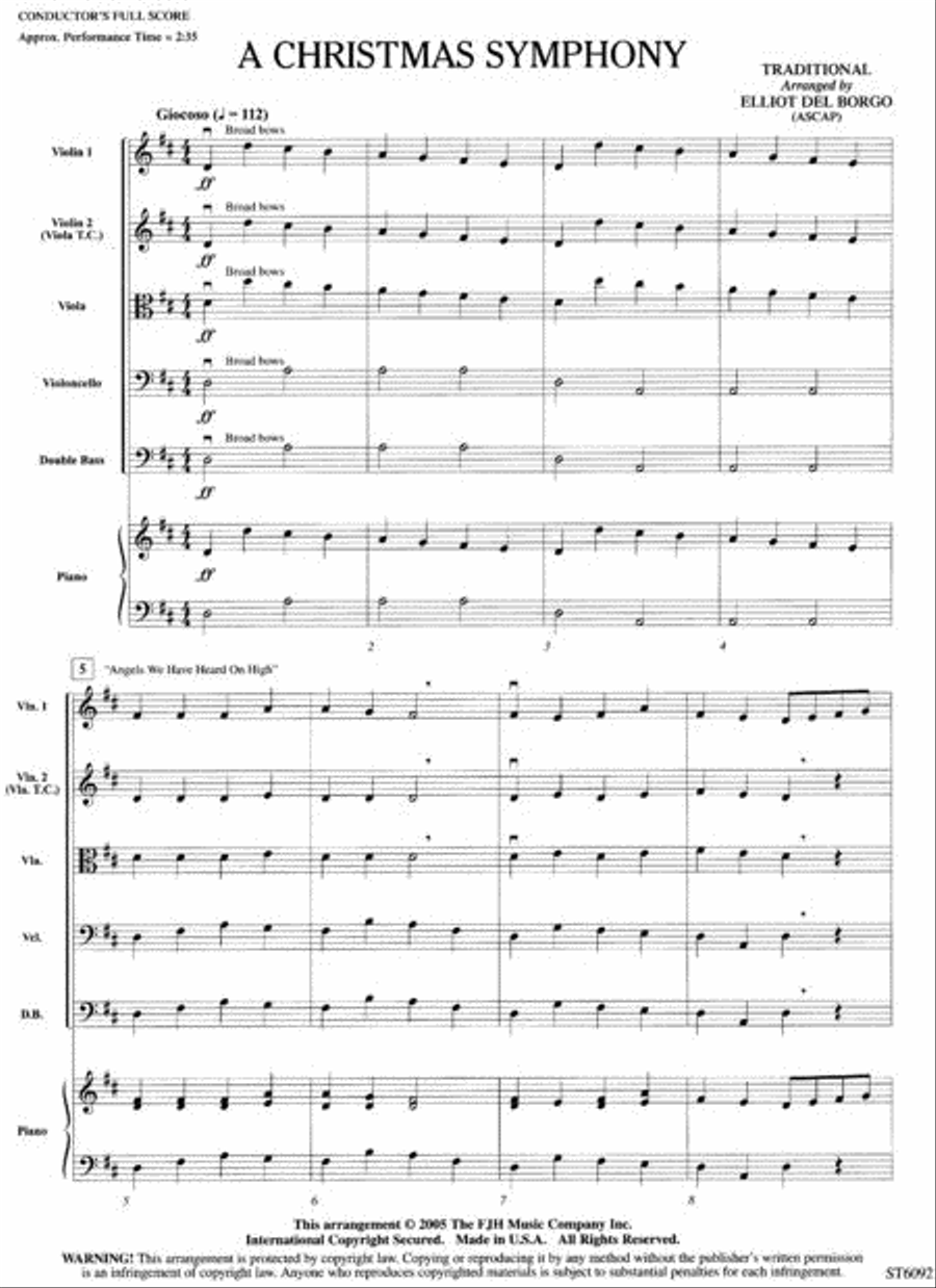 Orchestra christmas deals music