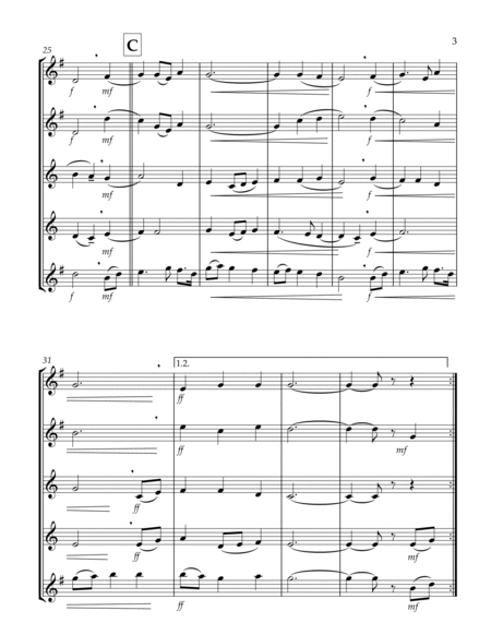O Spirit All-Embracing (Thaxted) (Bb) (Saxophone Quintet - 2 Alto, 2 Tenor, 1 Bari) (Baritone lead) image number null