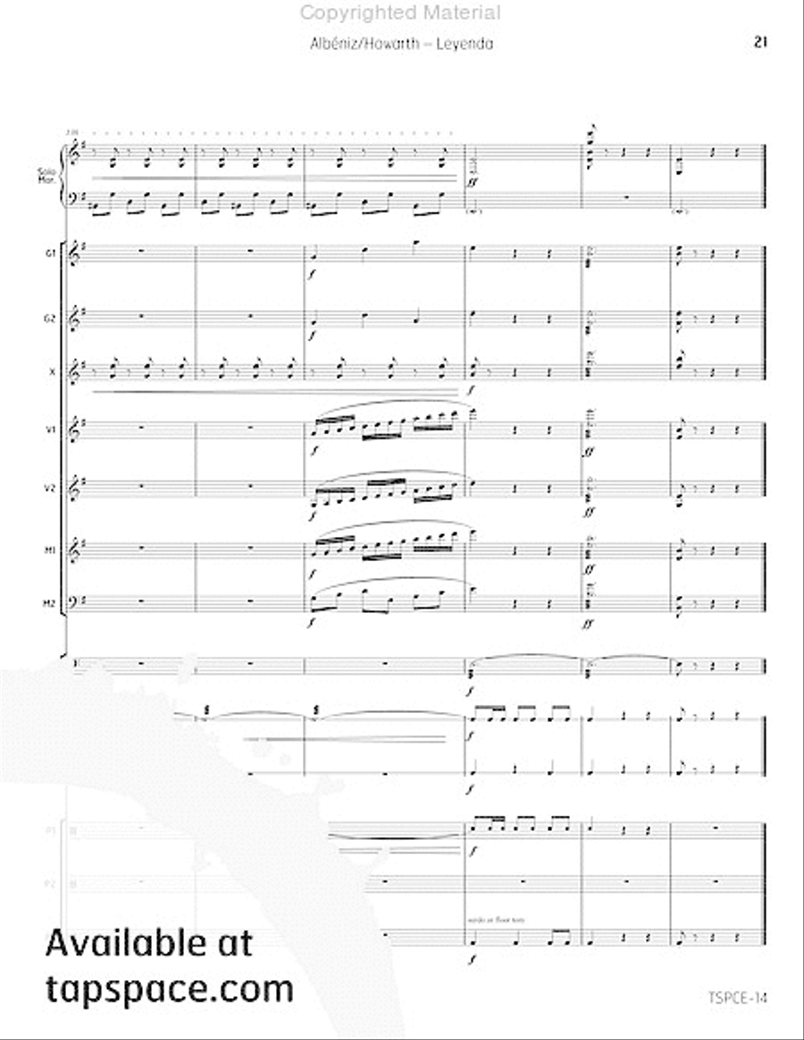 Leyenda Percussion Ensemble scores gallery preview page 24