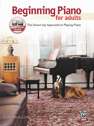 Book cover for Beginning Piano for Adults
