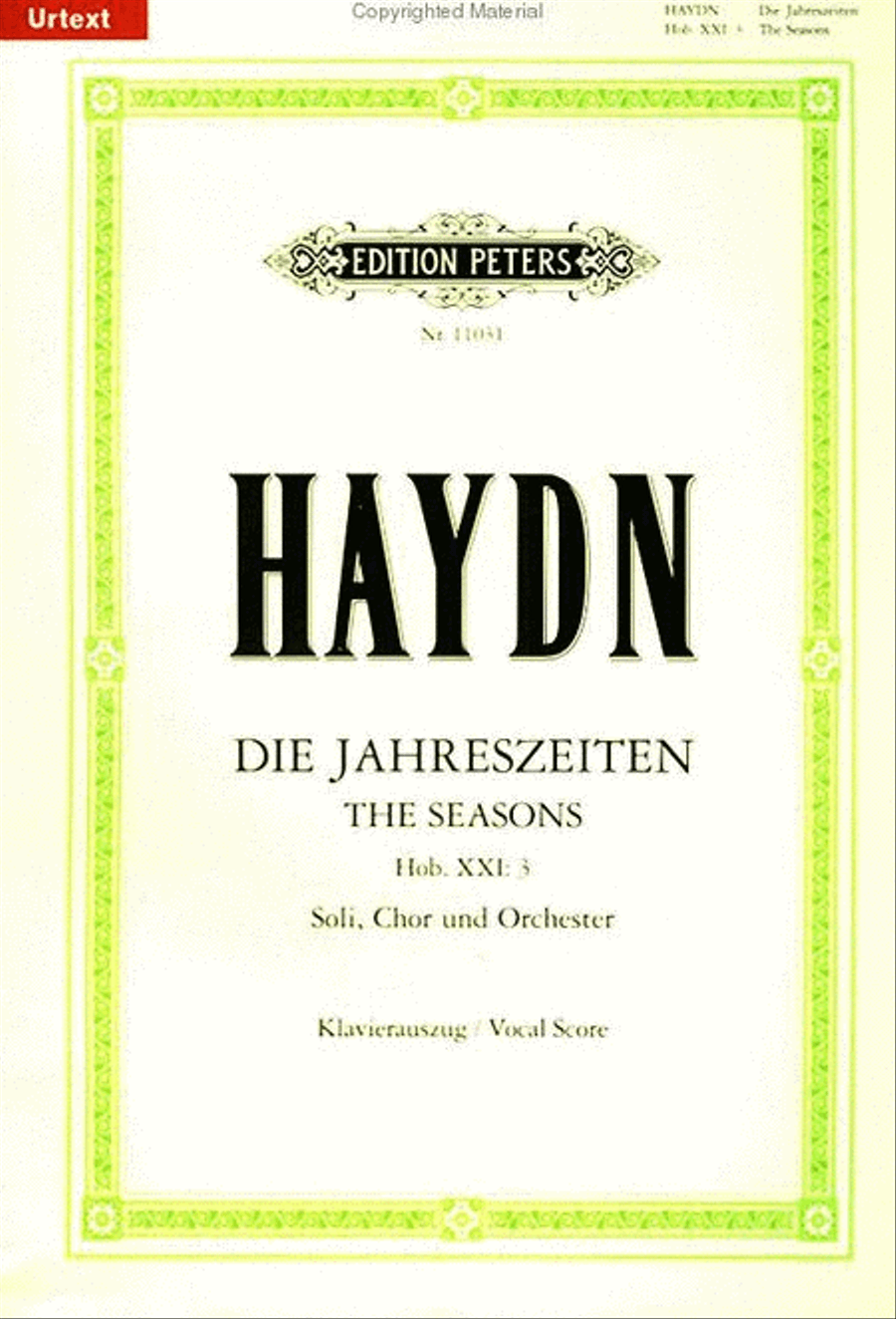 The Seasons Hob.XXI:3 (Vocal Score) STB scores gallery preview page 2