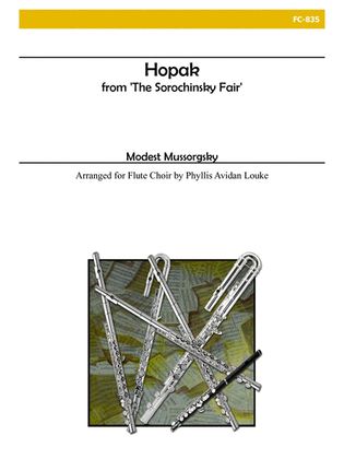 Book cover for Hopak for Flute Choir