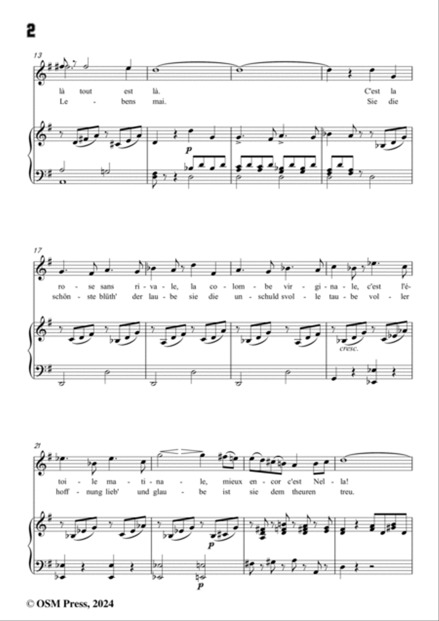 Meyerbeer-Nella(Chansonnette),in G Major Voice scores gallery preview page 4