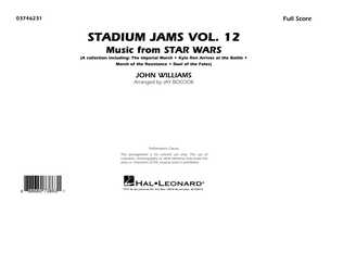 Book cover for Stadium Jams Volume 12 (Star Wars) - Conductor Score (Full Score)
