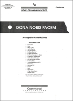 Book cover for Dona Nobis Pacem - Score