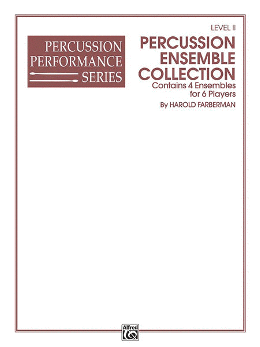 Percussion Ensemble Collection Percussion Ensemble scores gallery preview page 1