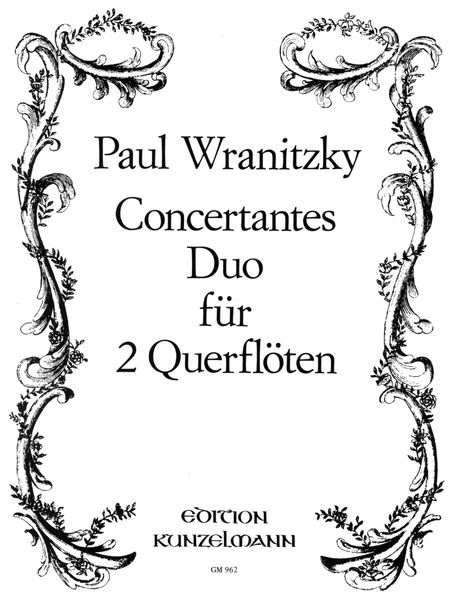Concertant duo for 2 flutes