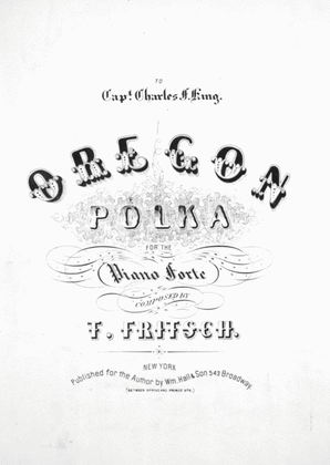 Oregon Polka for the Piano Forte