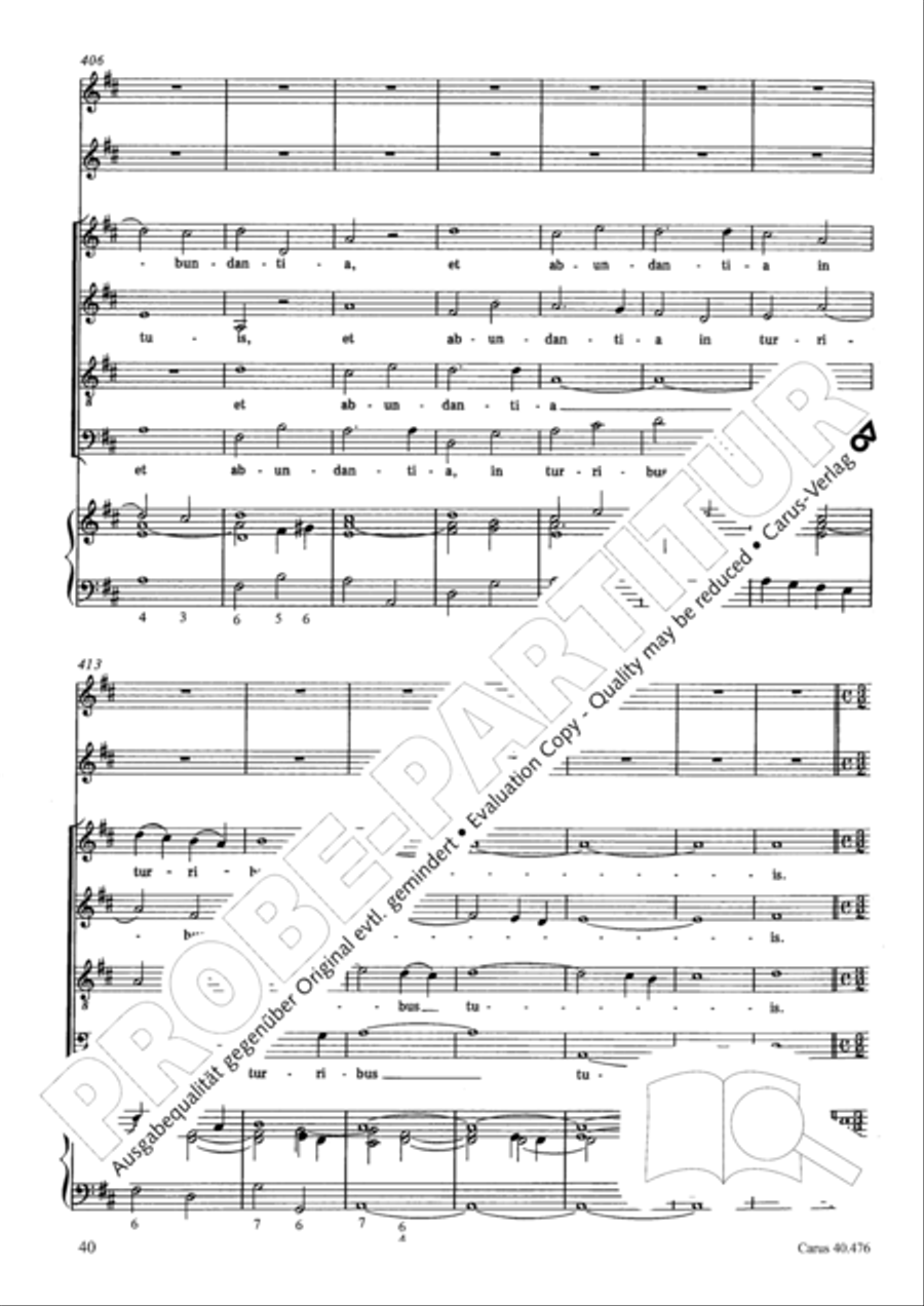 Psalm 121 (Laetatus sum) SA scores gallery preview page 41