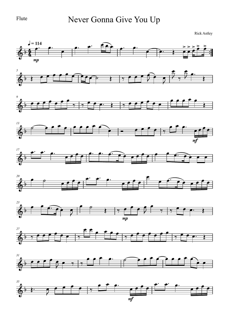 Never Gonna Give You Up