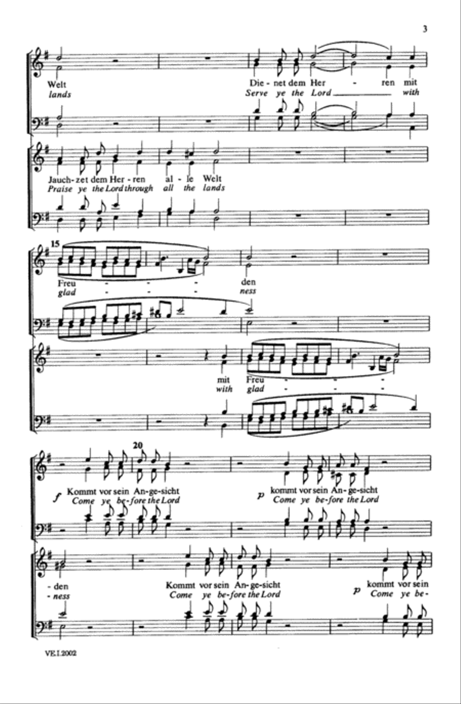 Psalm 100 Psalm 100 4-Part scores gallery preview page 5