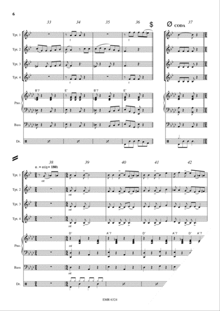 Mexican Hat Dance Trumpet scores gallery preview page 6