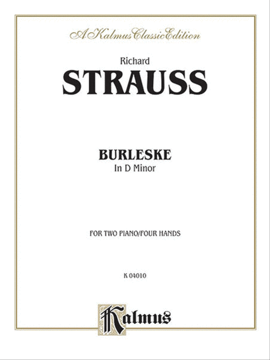 Burleske in D Minor Small Ensemble scores gallery preview page 1