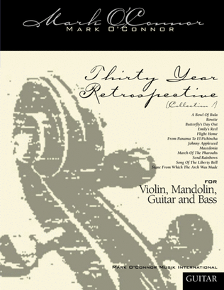 Book cover for Thirty-Year Retrospective Collection (Guitar Part – violin, mandolin, guitar, bass)