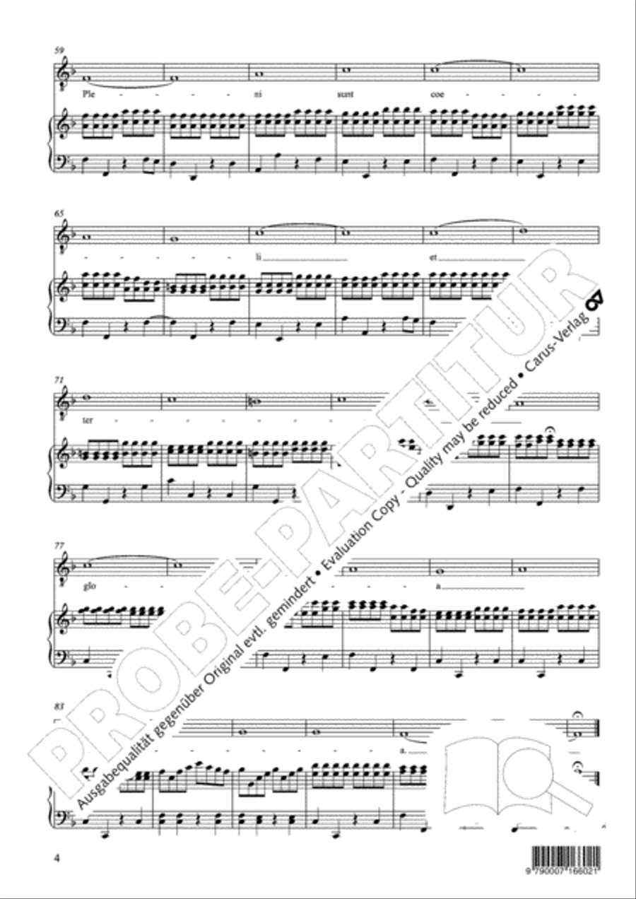 Sanctus I Unison Choir scores gallery preview page 5