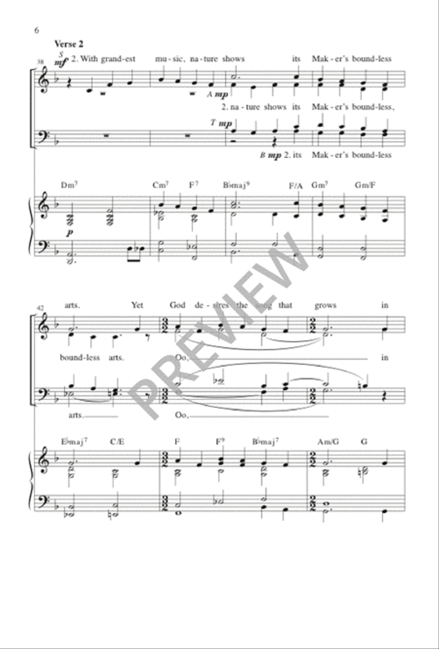 With Sweetest Music 4-Part scores gallery preview page 7