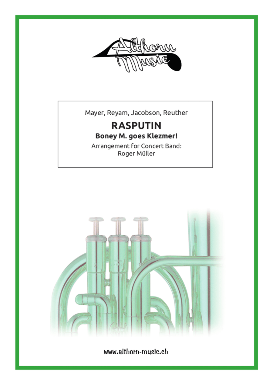 Rasputin Concert Band scores gallery preview page 1
