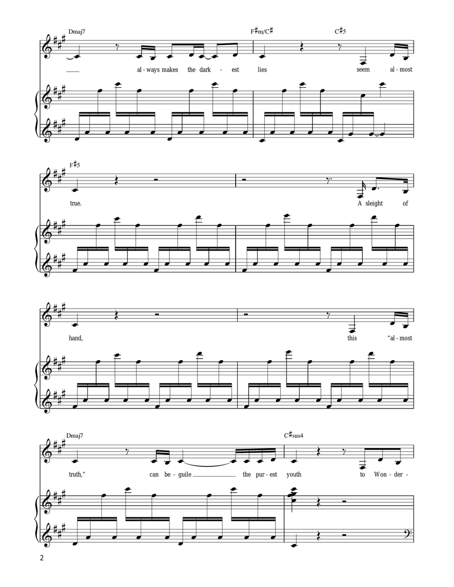 I Will Prevail I Will Prevail Piano, Vocal, Guitar scores gallery preview page 2