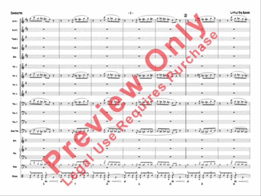 Little Big Gumbo Little Big Gumbo Jazz Ensemble scores gallery preview page 5