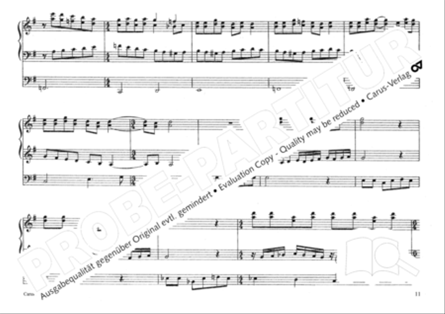 Gregorianische Miniaturen fur Orgel Organ Solo scores gallery preview page 16