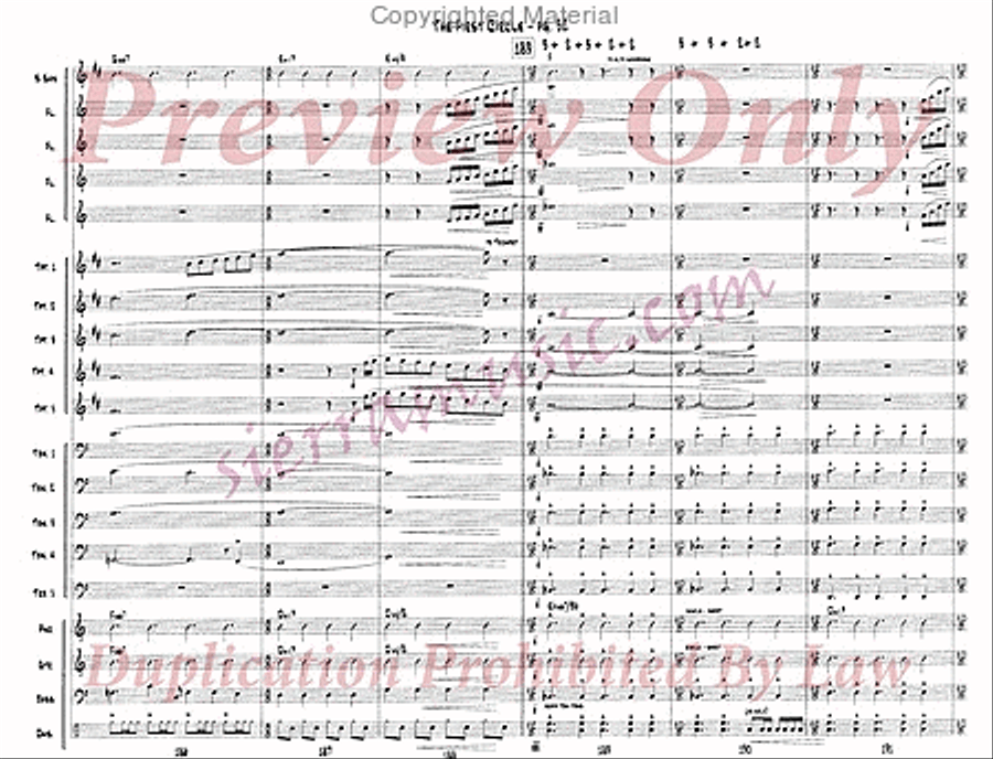 The First Circle Big Band scores gallery preview page 33