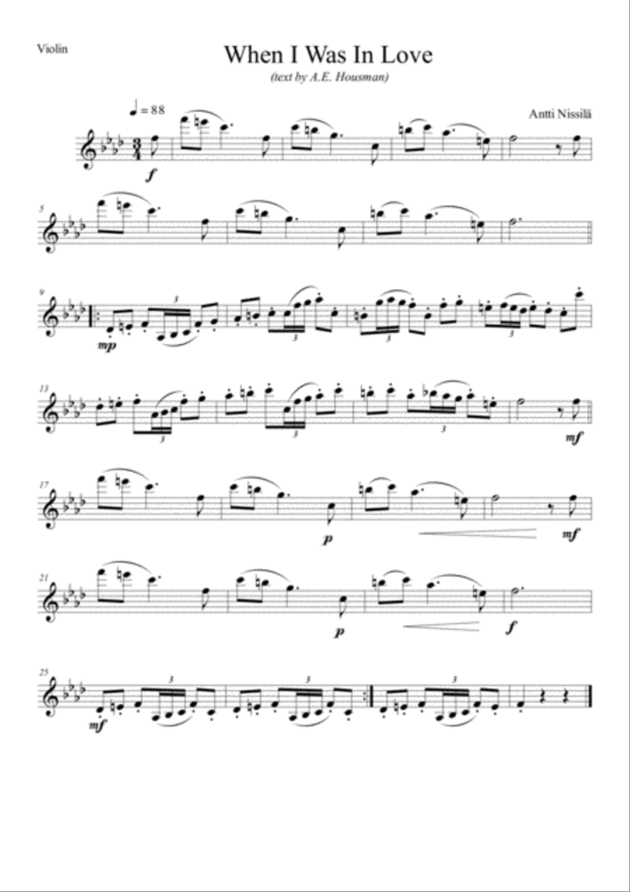 When I Was in Love Piano Quartet scores gallery preview page 5