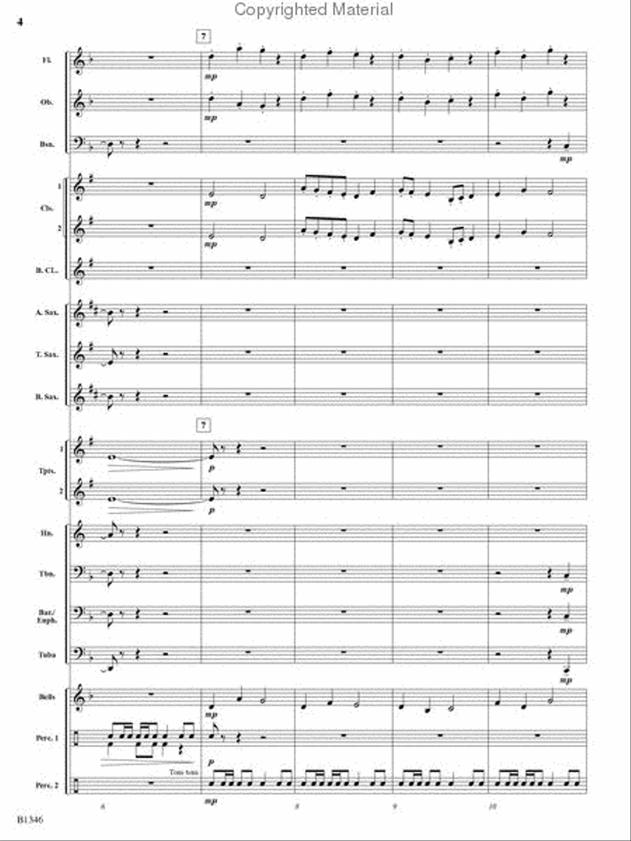 Pride and Purpose Concert Band scores gallery preview page 3