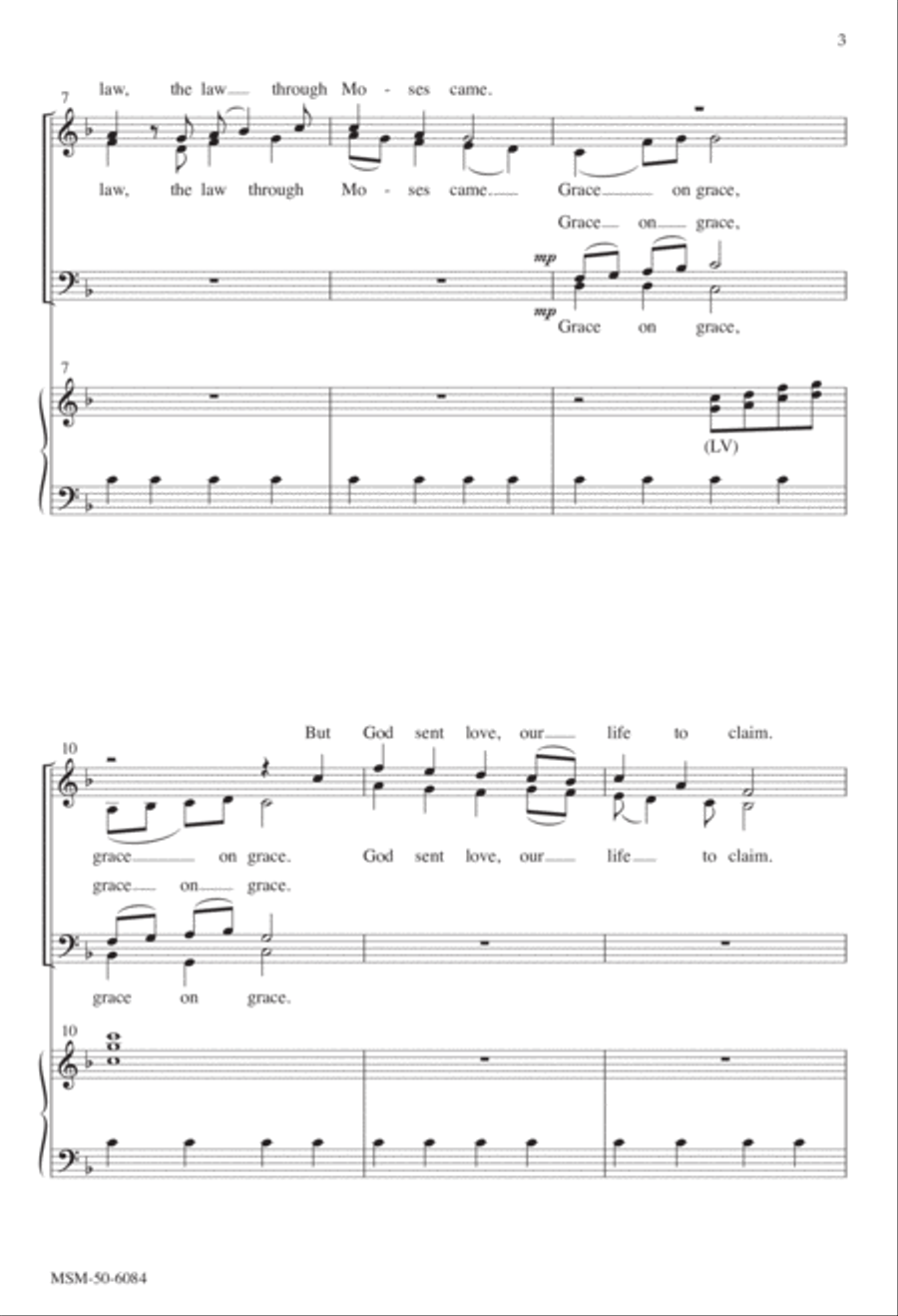 Grace on Grace 4-Part scores gallery preview page 3