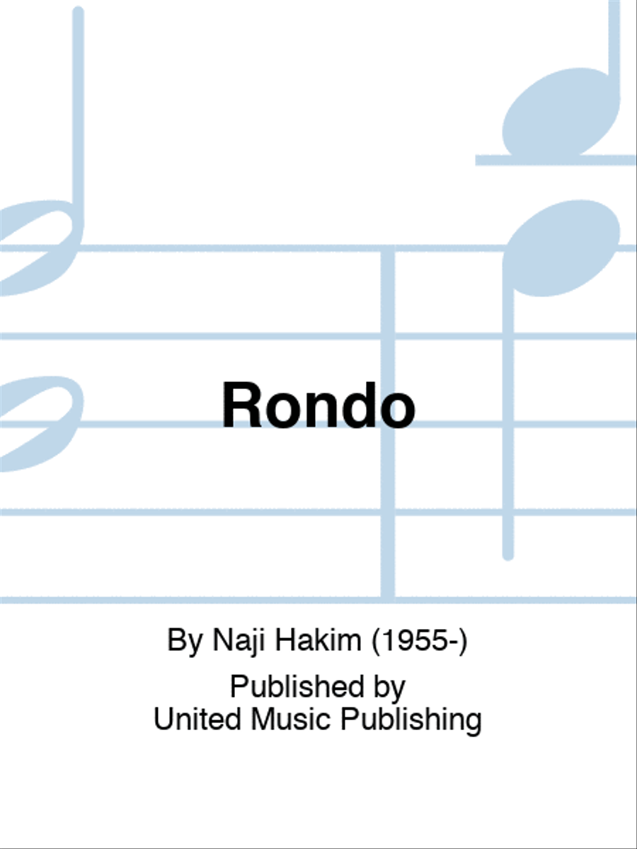 Rondo Rondo Flute scores gallery preview page 1
