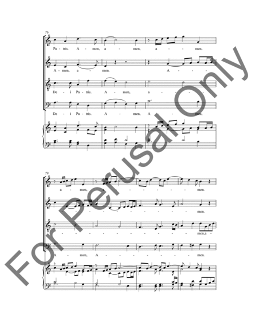 Cum Sancto Spiritu Cum Sancto Spiritu 4-Part scores gallery preview page 14