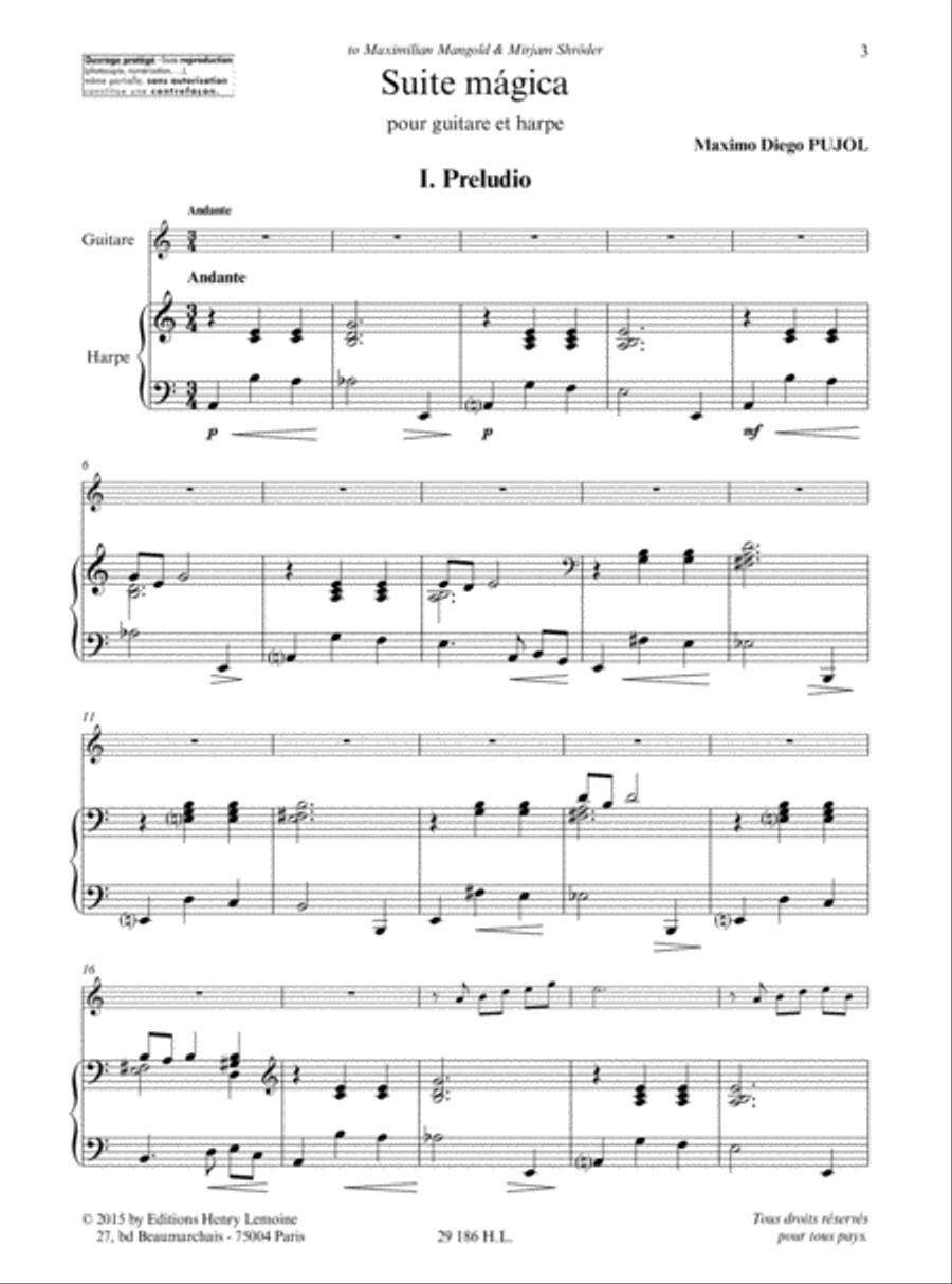 Suite magica Harp scores gallery preview page 2