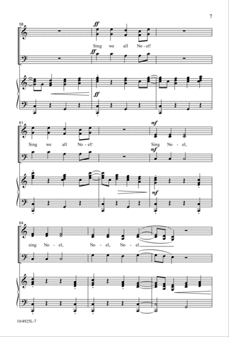 Noel Festival Noel Festival 3-Part scores gallery preview page 7