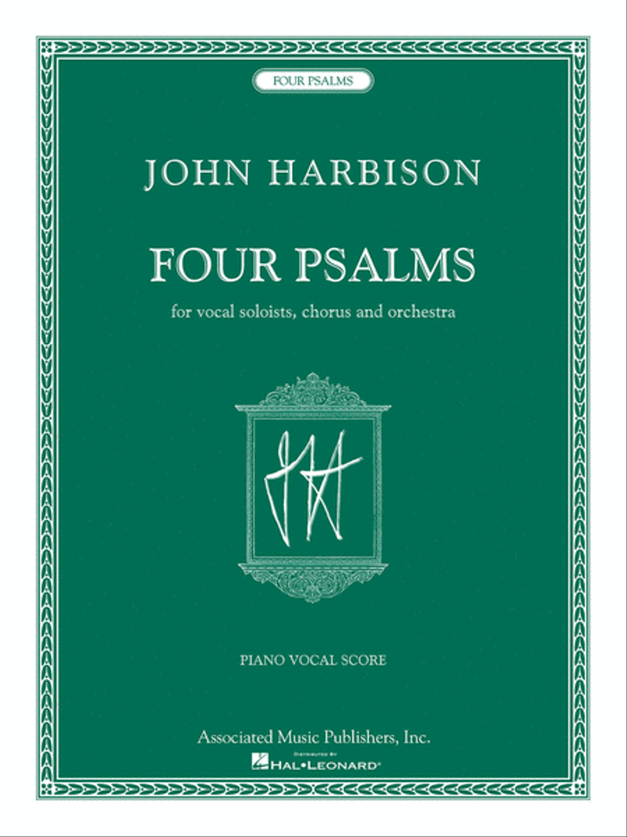 Four Psalms Choir scores gallery preview page 1