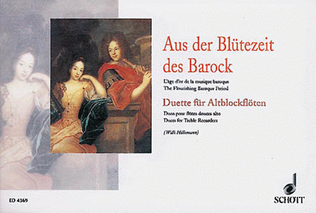 Book cover for Aus der Blutezeit des Barock (The Flourishing Baroque Period)
