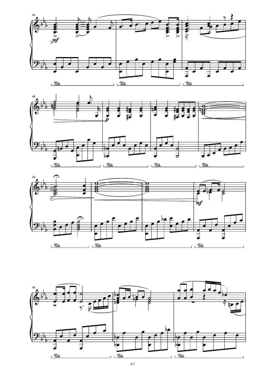 Barcelona Piano Solo scores gallery preview page 4