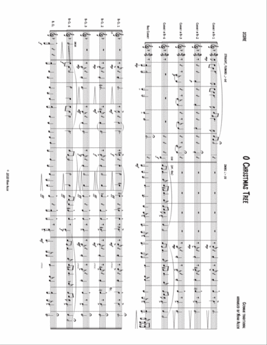 Jazz Christmas Collection: Volume II (Clarinet Quintet) Clarinet Quintet scores gallery preview page 3