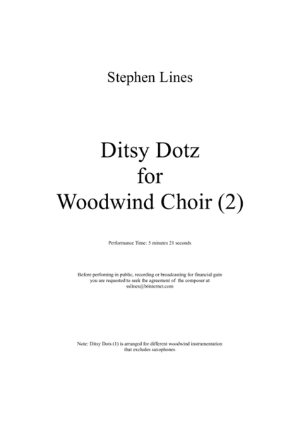 Ditsy Dots for Woodwind Choir (2) image number null