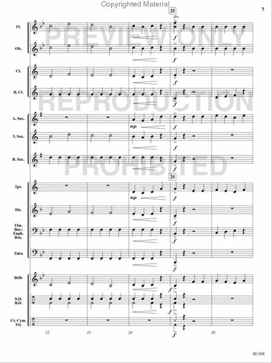 The Nutcracker Concert Band scores gallery preview page 6