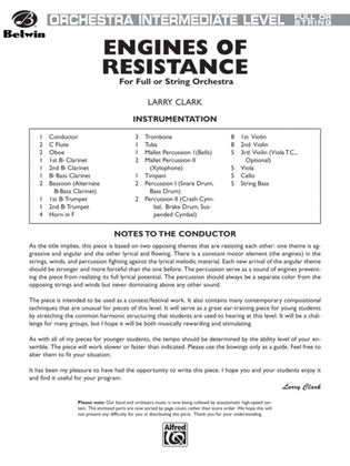 Engines of Resistance: Score