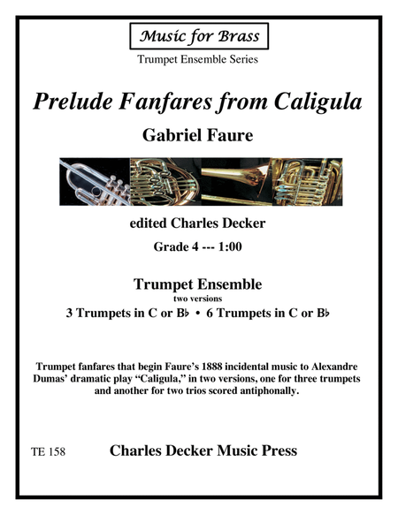 Prelude Fanfares from Caligula for Trumpet Ensemble image number null